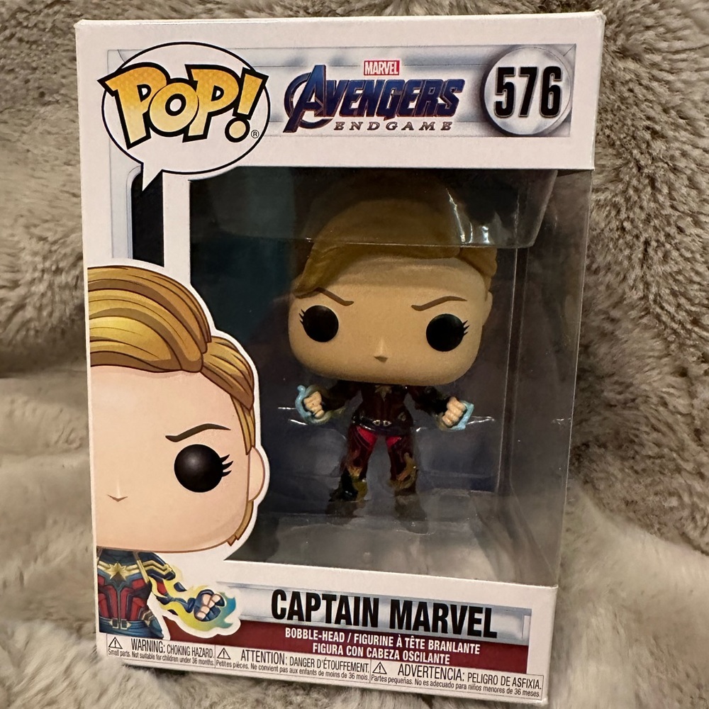 Marvel Captain Marvel Avengers Endgame Funko Pop